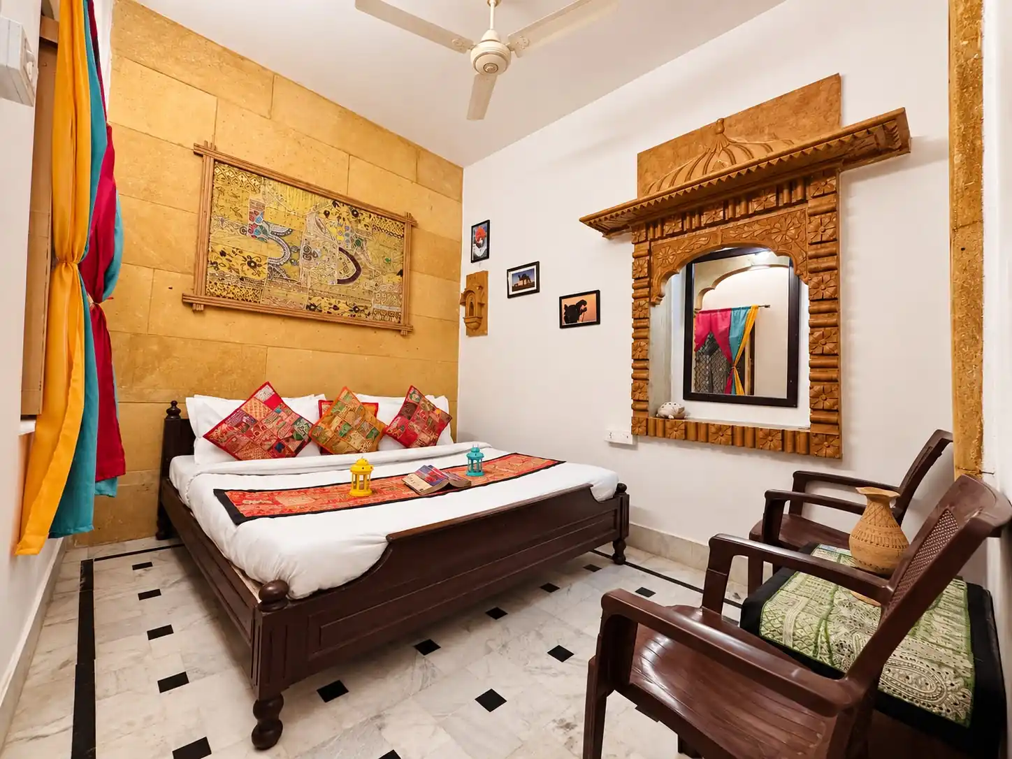 Standard Room bed and seating area